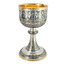 Серебряный потир  на ножке с изображением Святой Троицы 50210003А06